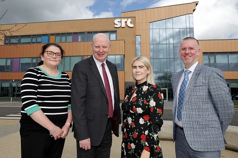 Group standing outside Southern Regional College