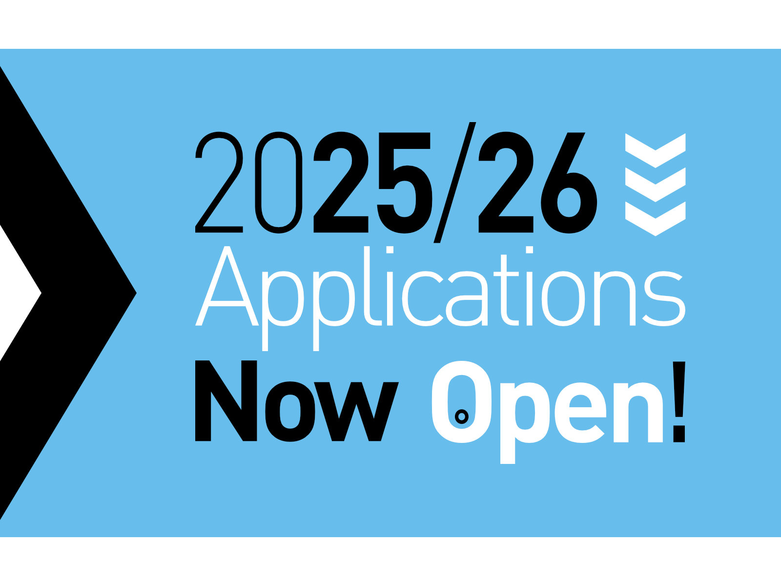 2025/26 Applications are now open.