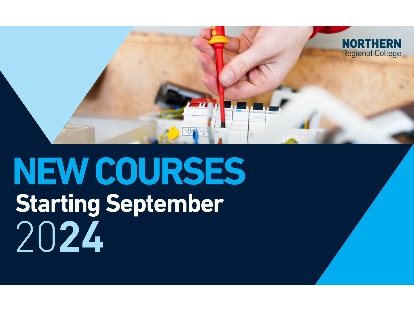 New Courses starting in Sept 2024.